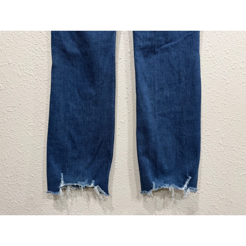 Judy Blue Daisy Raw Hem Bootcut Jeans Sz 31 Stretch Western Y2K Coastal Cowgirl - Picture 8 of 11
